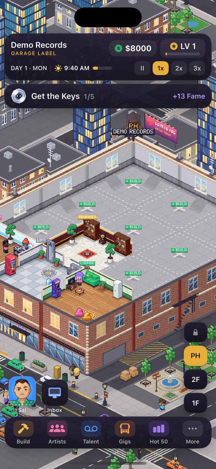 Build the floors